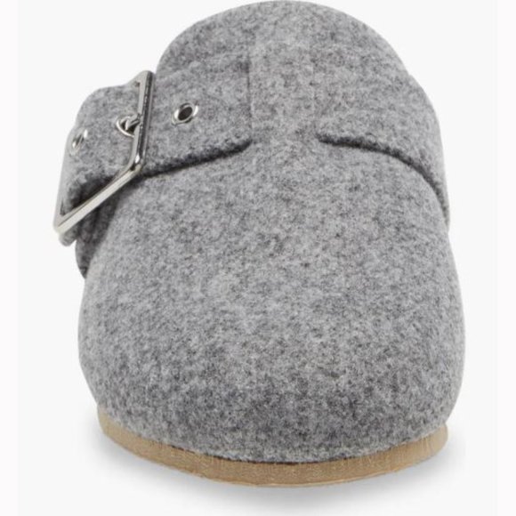 🆕 Treasure & Bond (Nordstrom brand) Mollie Faux Shearling Lined Grey Mule - Picture 2 of 15